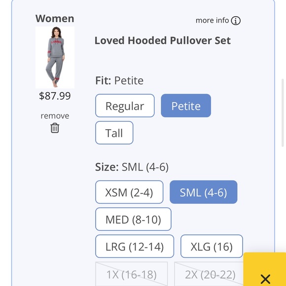 Pajamagram Loved personalized with “Kim” embroidery - Picture 7 of 12